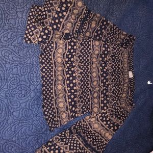 Off the shoulder blouse